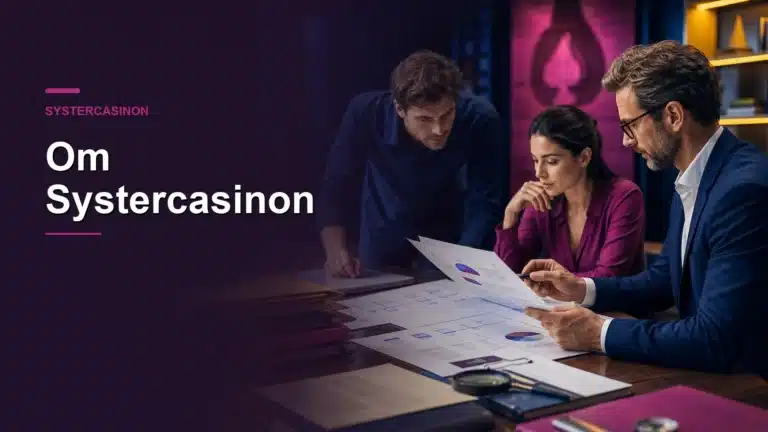 Redaktionell illustration för « Om Systercasinon »