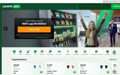 CampoBet systercasinon: Betinia, Swiper och bonusvillkor